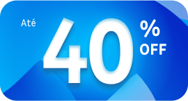 Produtos com até 40% OFF