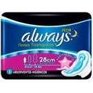 Absorvente Always Noites Tranquilas Seca com abas 8 Unidades