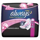 Absorvente Always Noites Tranquilas Suave com abas 8 Unidades
