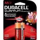 Pilha Duracel Quantum AA 2 Unidades