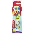 Escova Dental Infantil Colgate Smiles 2 Unidades + 6 Anos Minions