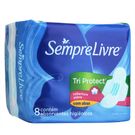 Absorvente Sempre Livre Tri Protect Suave Com Abas 8un