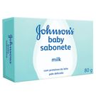 Sabonete Barra Johnsons Baby Milk 80g