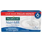 Sabonete Palmolive Nutrimilk Regular 85g 6Unidades