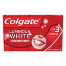 Creme Dental Colgate Luminous White Leve3 Pague2 70g