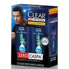 Shampoo Anticaspa Clear Ice Cool Menthol 2 Unidadesx200ml