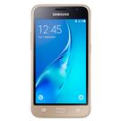 Smartphone Samsung Galaxy J1 Dual Chip Android 5.1 Quad Core 8GB 3G Câmera 5MP Tela 4.5 Dourado