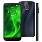Smartphone Motorola Moto G6 Dual Chip Android 8.0 Octa Core 32GB 4G Câmera 12MP Frontal+5MP Traseira Tela 5.7 Índigo
