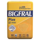 Fralda Geriátrica Bigfral Plus Normal G 8 Unidades