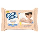 Toalha Umedecido Pompom Protek Baby 50 Unidades