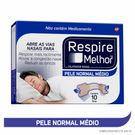 Dilatador Nasal Respire Melhor Pele Normal Tamanho M Mentol 10 Unidades