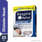 Dilatador Nasal Respire Melhor Pele Normal 30 Unidades