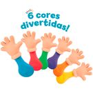 Mordedor Chocalho Mãozinha Colorida