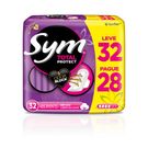 Absorvente Sym com Abas Total Protect Suave Odor Block Leve32 Pague28