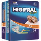 Fralda Geriátrica Higifral Confort G 08 Unidades