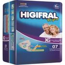 Fralda Geriátrica Higifral Confort XG 7 Unidades