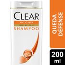 Shampoo Anticaspa Clear Queda Defense 200ml