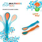Conjunto Colher Multikids Funny Meal Azul