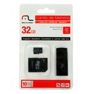 Adaptador 3x1 Multilaser 32GB Cartão Micro SD+Cartão SD Clasee 10+Pendrive