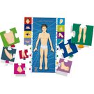 Brinquedo Educativo Conheça O Corpo Humano Madeira +3 Anos