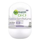 Desodorante Garnier Bi-O Rollon Invisible Sem Perfume Femino 50ml