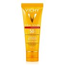 Vichy Idéal Soleil Anti-idade FPS50 Toque Seco 40g
