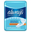 Absorvente Always Maxi proteção Seca com abas 8 Unidades