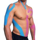 Bandagem Kinesio Pauher Elástica Adesiva Classic Tape Azul
