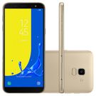 Smartphone Samsung Galaxy J6 Dual Chip Android 8.0 Octa Core 32GB 4G TV Câmera 13MP Tela 5.6 Dourado