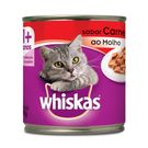 Ração Gato Whiskas Molho Carne Lata 290g