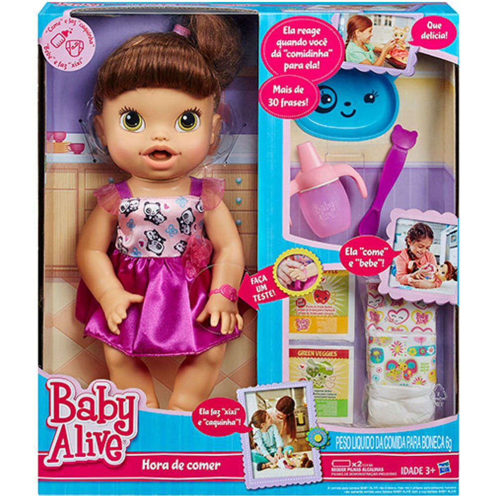 Baby Alive em Português Brasil 🍝 Rotina da noite Das Bonecas