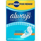 Absorvente Always Maxi proteção Seca com abas 32 Unidades
