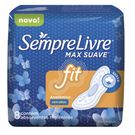 Absorvente Sempre Livre sem Abas Fit 8 Unidades