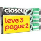 Creme Dental Close Up Triple Menta Leve3 Pague2 70g