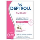 Lenço Depilatório Pronto Depi Roll Corporal Óleo Semente Algodão 8 Unidades