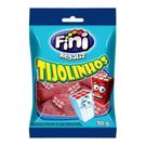 Bala Fini Gelatina Regaliz Tijolinhos Morango Cítrico 90g