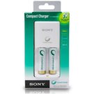 Carregador de Pilha Sony Cycle Energy AA/AAA 3X com 2 Pilhas AA Bivolt