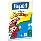 Papel Report Senninha 100 Folhas Amarelo.