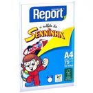 Papel Report Senninha 100 Folhas Branco.