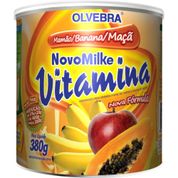NovoMilke Mamão/Banana/Maçã 380g