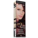 Tintura Capilar Beauty Color Coloração Creme Profissional 564 Vermelho Vinho Aço