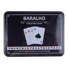 Jogo Cartas Baralho Estojo Lata