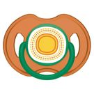 Chupeta Multikids Ortoflex Nature PP Tamanho 2 Laranja