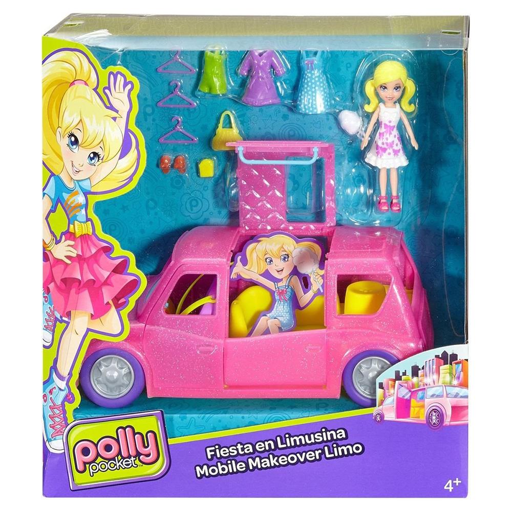 Polly Pocket Boneca E Veiculo Limousine Fashion - Mattel