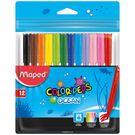 Caneta Hidrográfica Maped 12 Cores Color Peps Jungle.