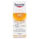 Protetor Solar Eucerin CC Cream Tinted Claro FPS 60 50g