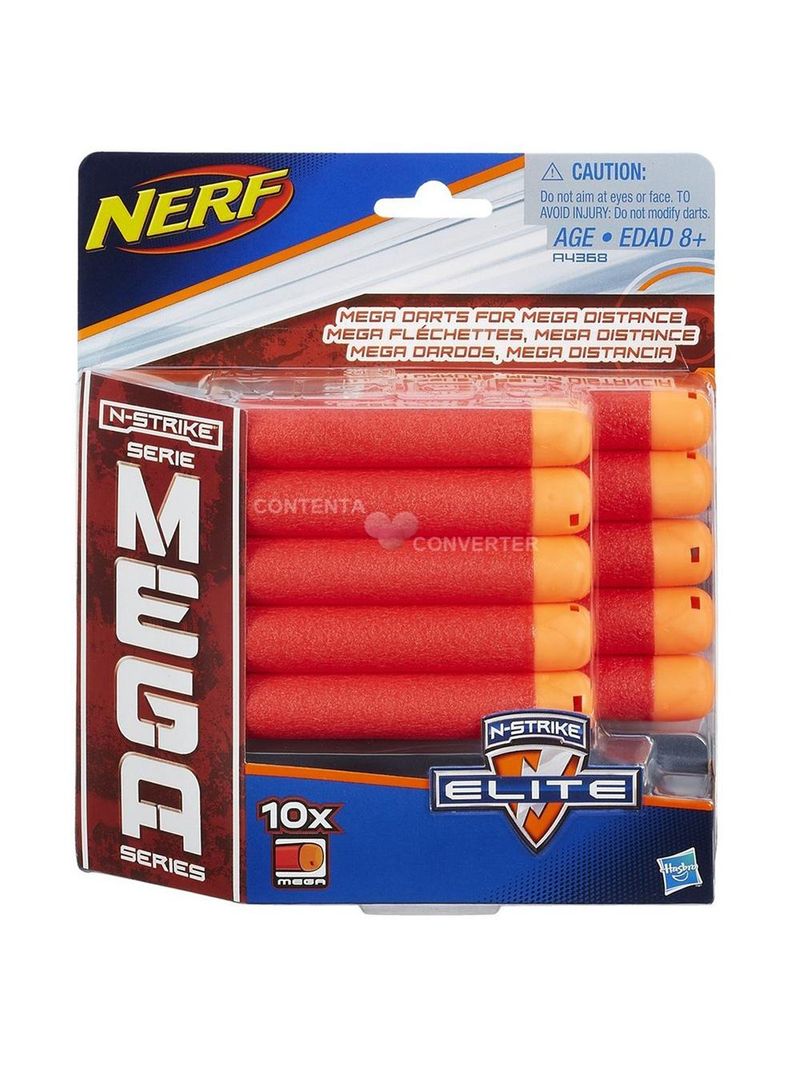 Dardos Nerf Mega Refil 10 Unidades Farmacia Indiana