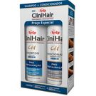Shampoo + Condicionador Clinihair Pró Restauração 480ml