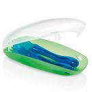 Conjunto Colher E Garfo Estojo Azul Funny Meal