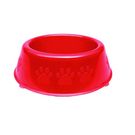 Comedouro Pet Patinha Vermelho 1100ml